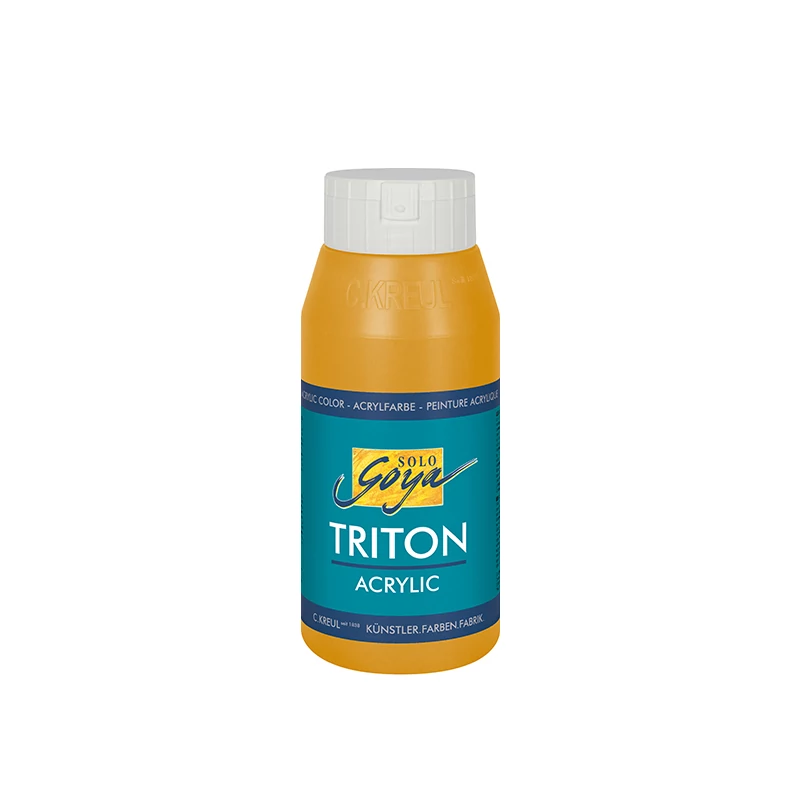 Kreul Solo Goya Triton akrilfesték, 750 ml - 04, light brilliant ocher