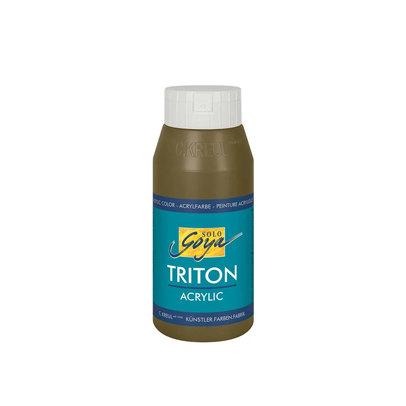 Kreul Solo Goya Triton akrilfesték, 750 ml - 08, green umber