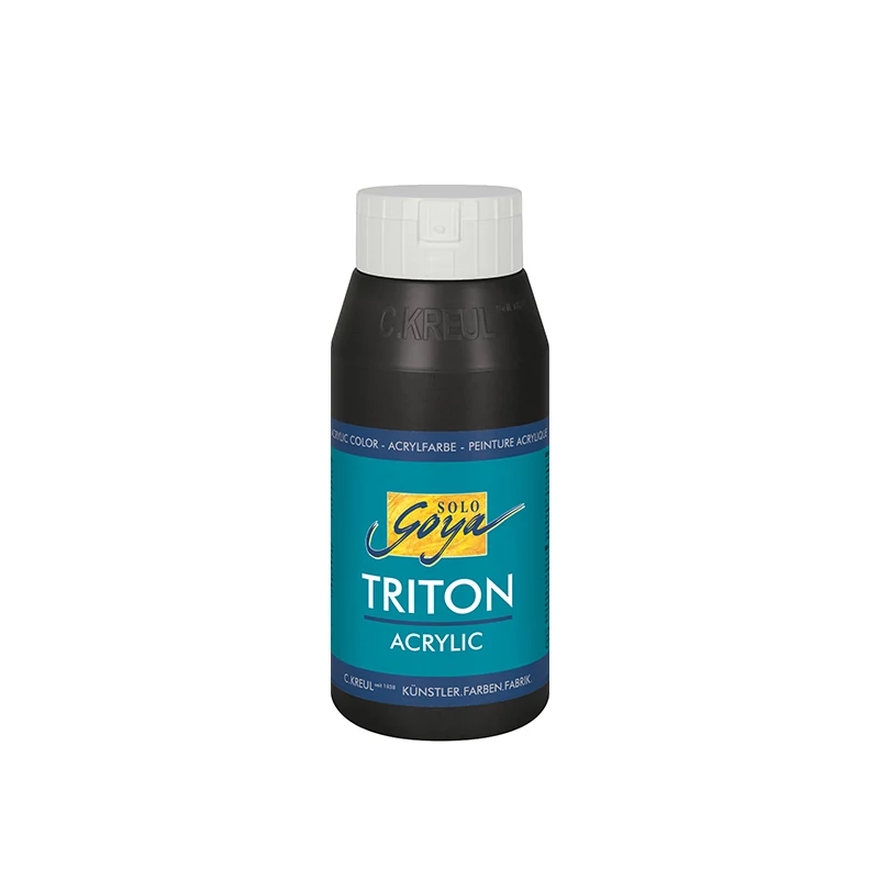 Kreul Solo Goya Triton akrilfesték, 750 ml - 09, black