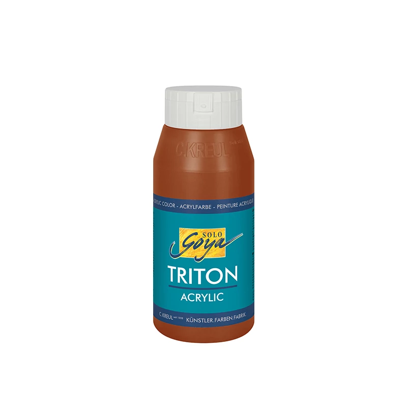 Kreul Solo Goya Triton akrilfesték, 750 ml - 12, dark oxide brown