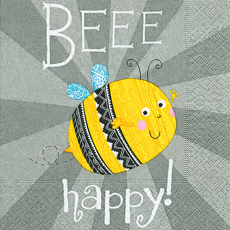 Szalvéta csomagban - Légy boldog! Bee happy