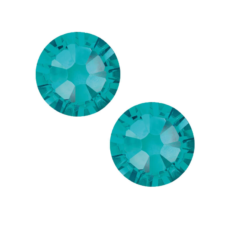 2078 Swarovski Xilion Rose Hotfix vasalható kristály, SS16 (3,9 mm) - Blue Zircon