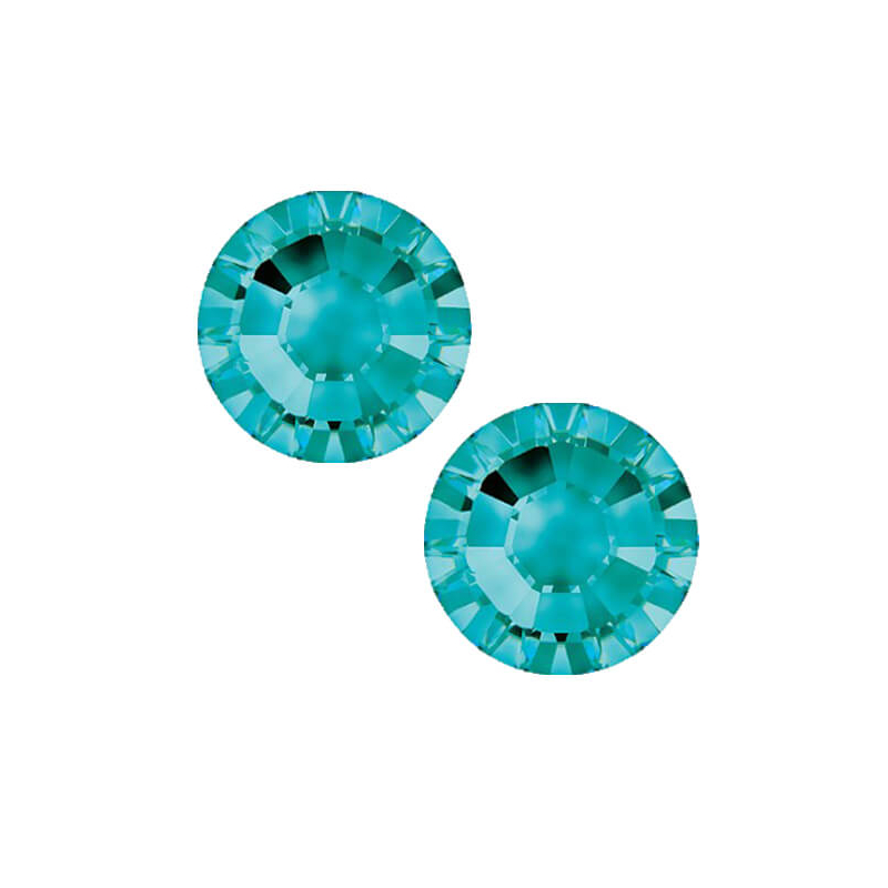 2058 Swarovski Xilion Rose ragasztható kristály, SS16 (3,9 mm) - Light Turquoise