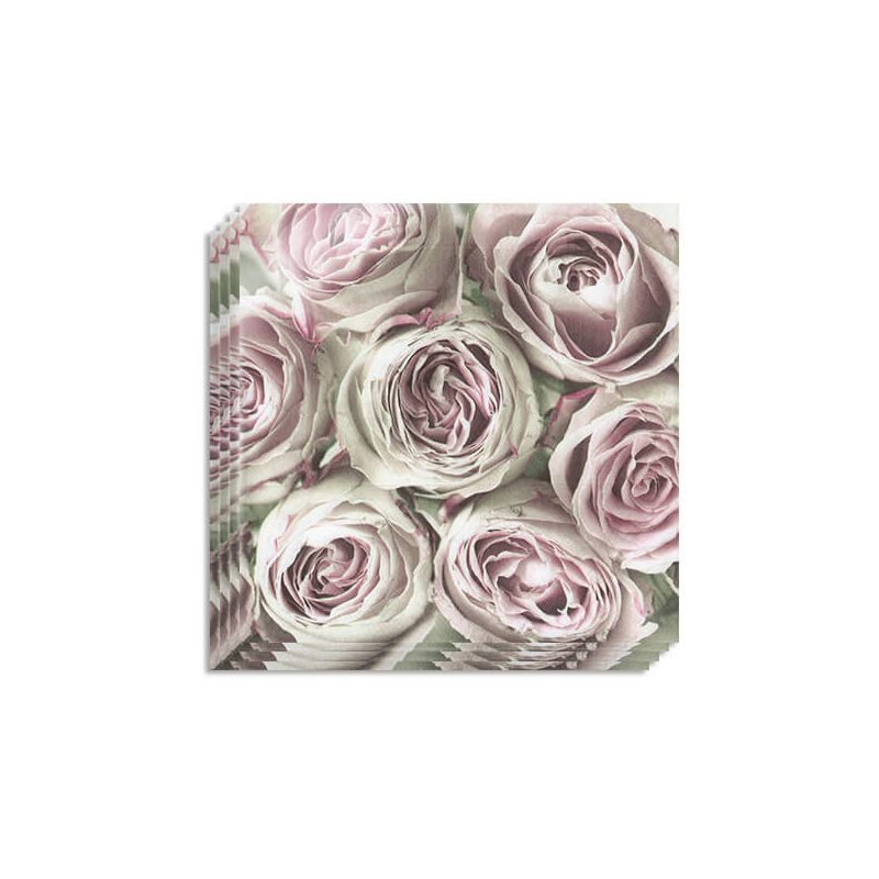Szalvéta csomag, Sagen - Rózsaszínű rózsák