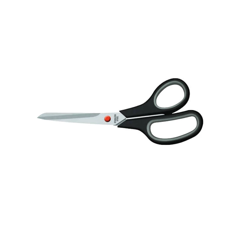 Irodai gumifogós olló - 21,5 cm