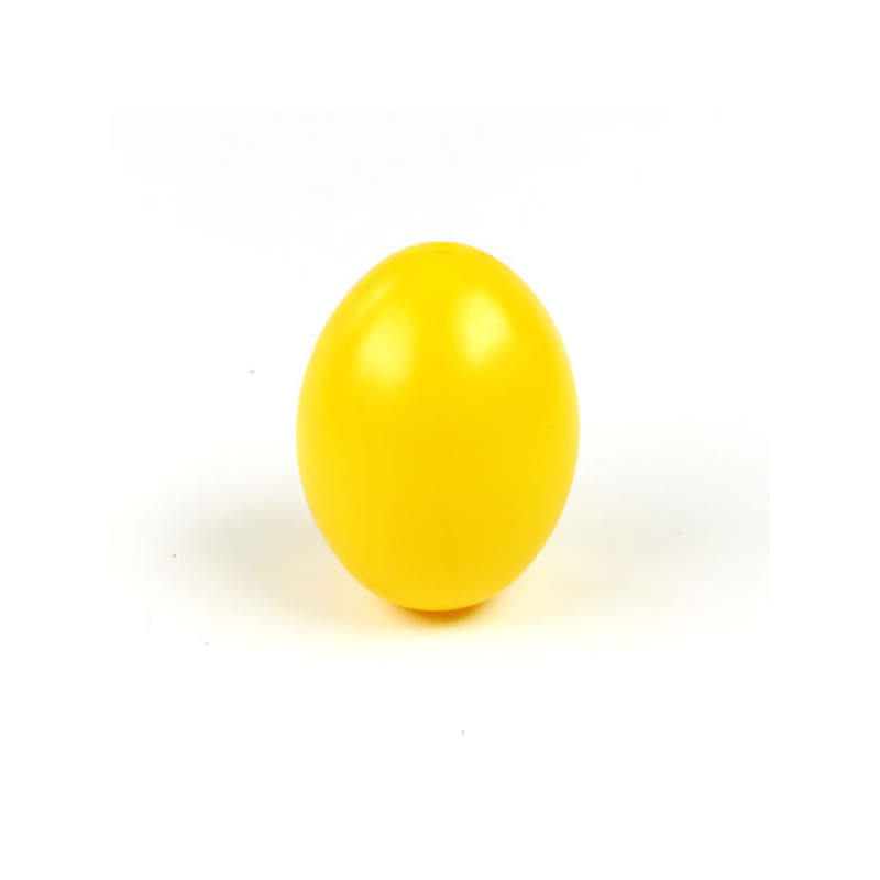Műanyag tojás 6x4 cm - 08, sárga