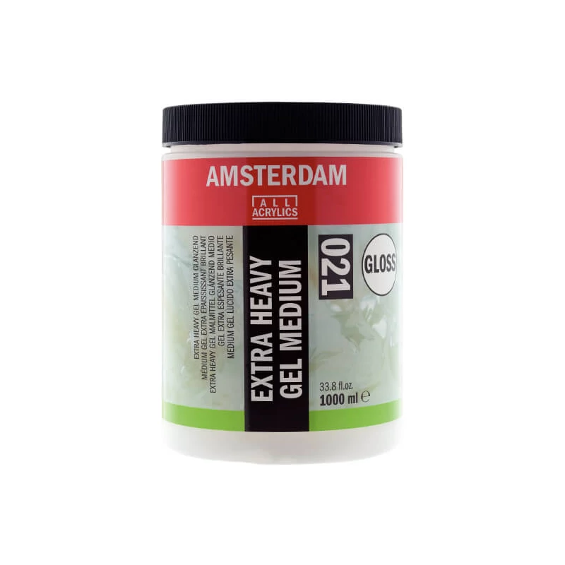 Talens Amsterdam 021 extra heavy gel médium, 1000 ml - fényes