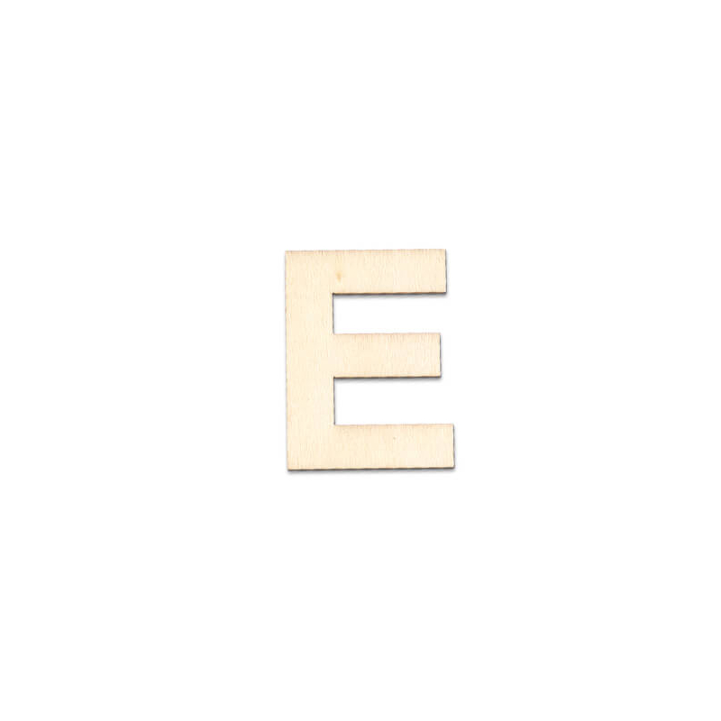 Fa betű, 40x2 mm - E