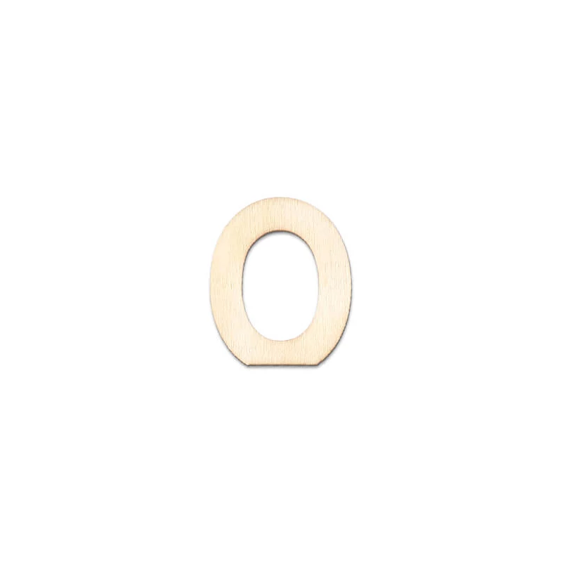 Fa betű, 40x2 mm - O