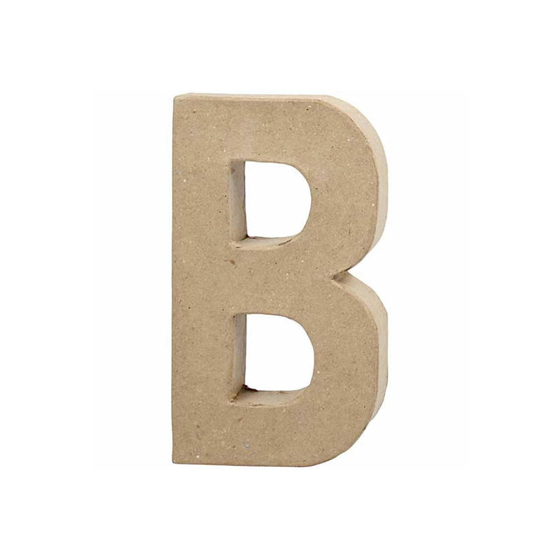 Papírmasé betű - B, 20,5 cm