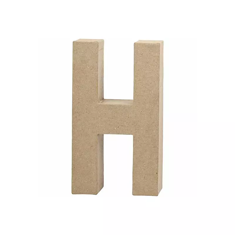 Papírmasé betű - H, 20,5 cm