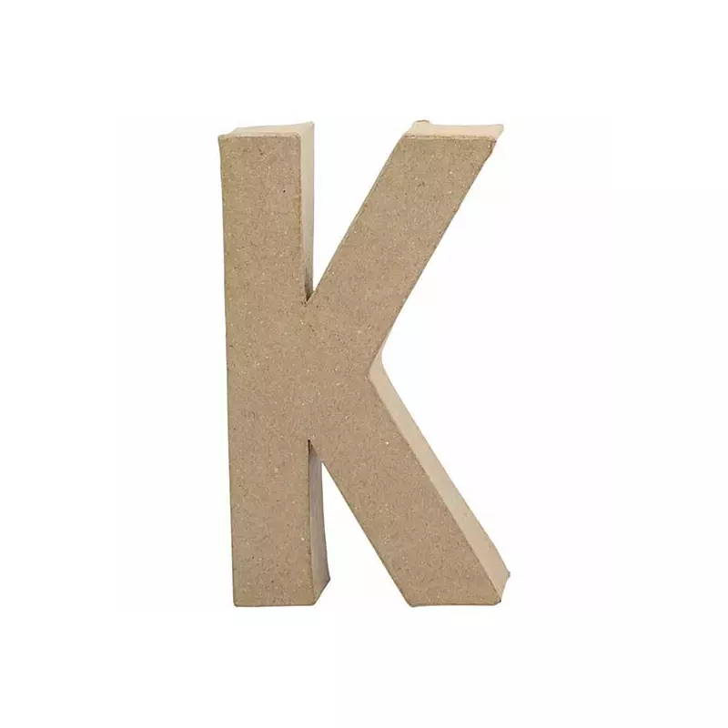 Papírmasé betű - K, 20,5 cm