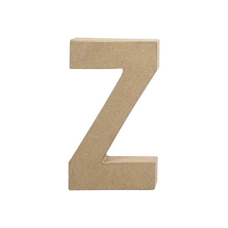 Papírmasé betű - Z, 20,5 cm