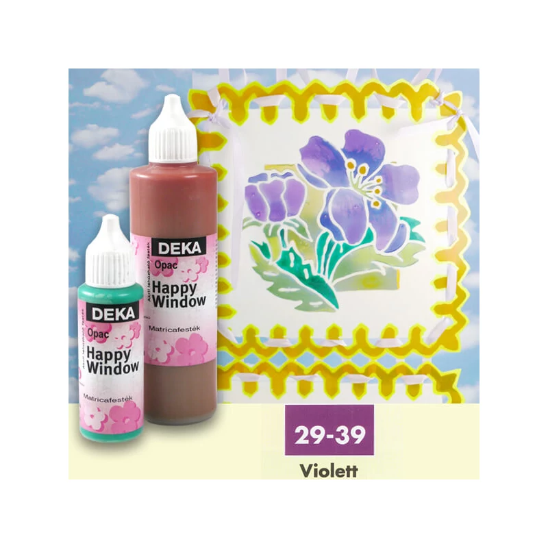 Deka Happy Window matricafesték opac 120 ml - 39 viola