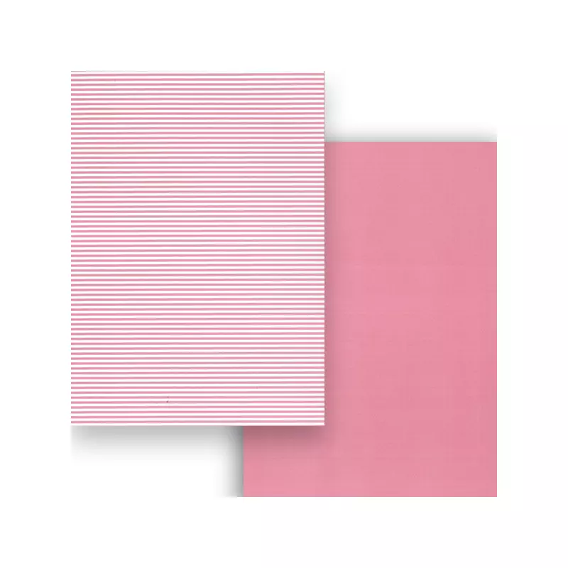 Fotókarton, A4 - matt csíkos, rózsaszín