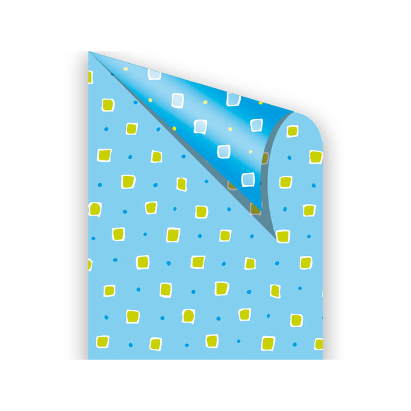 Fotókarton, 50x70 cm - konfettis, kék