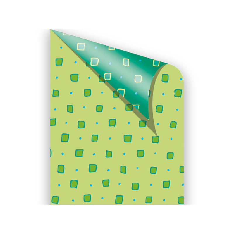 Fotókarton, 50x70 cm - konfettis, zöld