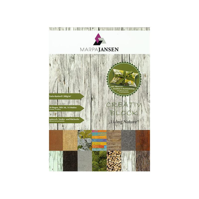 Creativ-Block papírcsomag - Living Nature