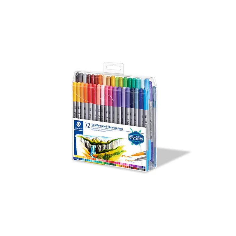 Rostirón készlet, Staedtler, Design Journey, kétvégű - 72 db