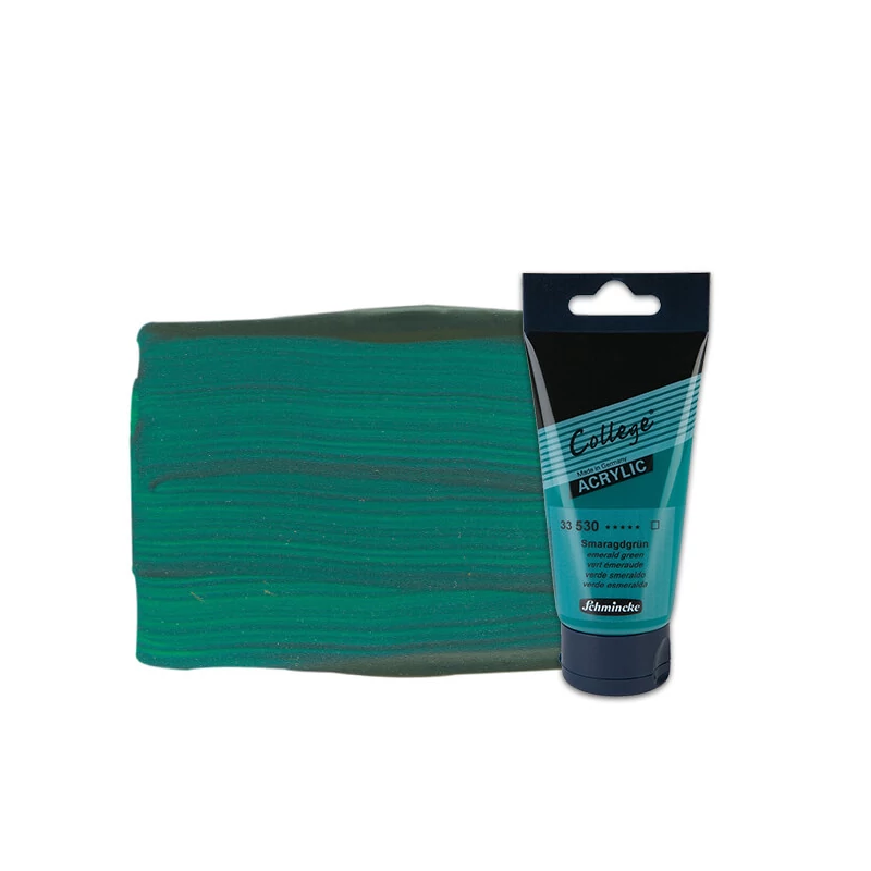 Schmincke College akrilfesték, 75 ml - 530, emerald green