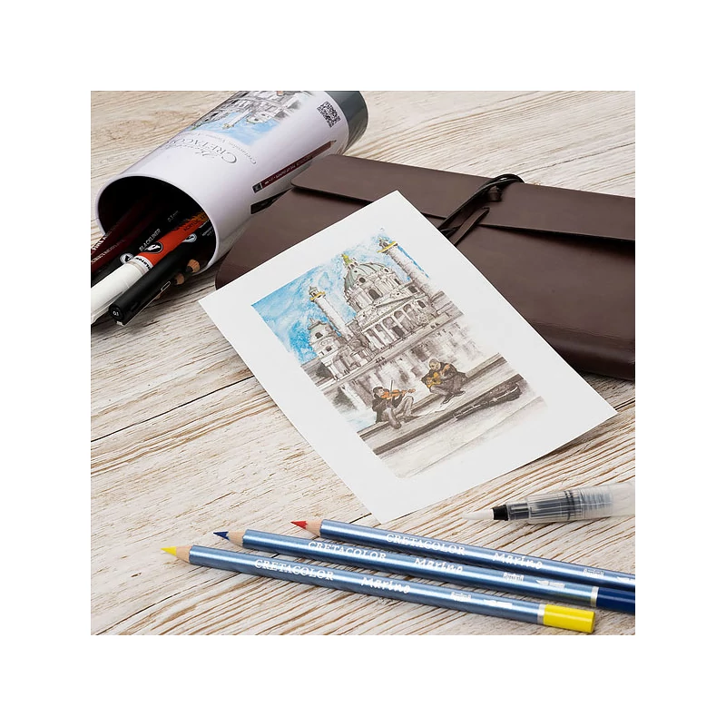 Cretacolor Urban Sketching Set rajz - és vázlatkészlet, 22 db-os