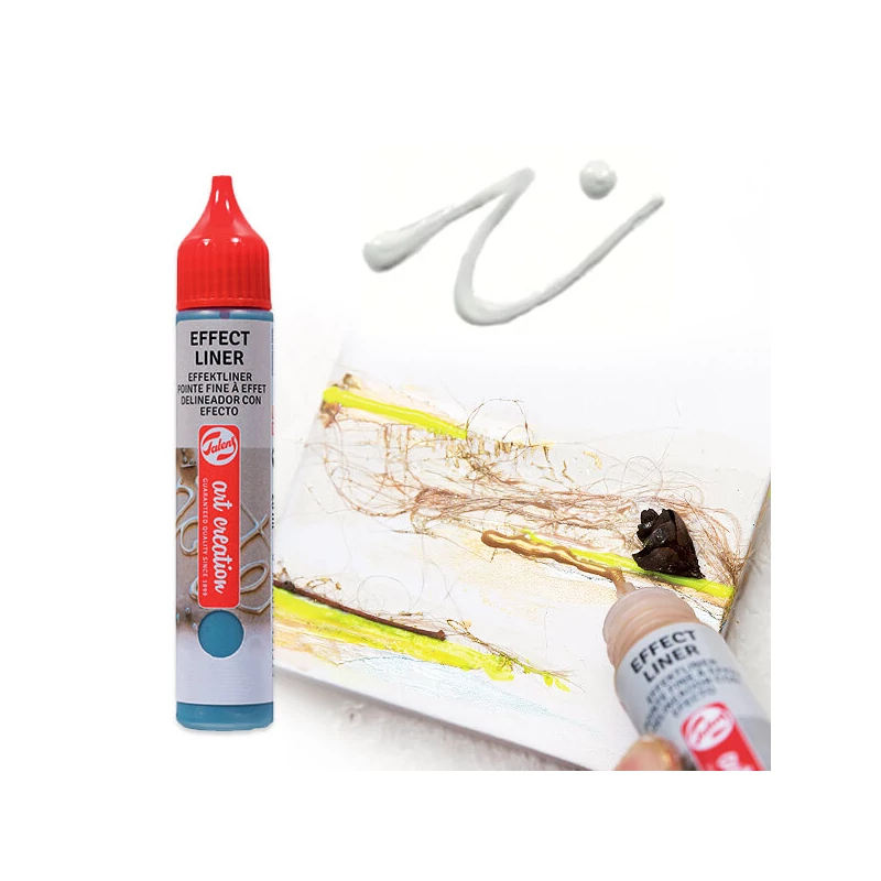Art Creation Effect Liner, univerzális 3D festéktoll, 28 ml - 1001 Pure white