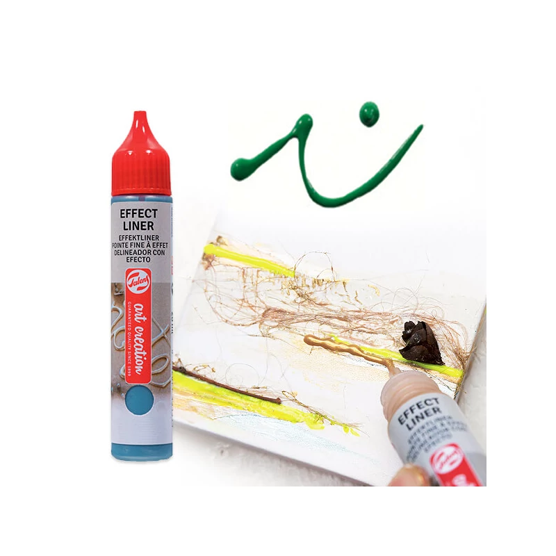 Art Creation Effect Liner, univerzális 3D festéktoll, 28 ml - 6003 Brilliant green