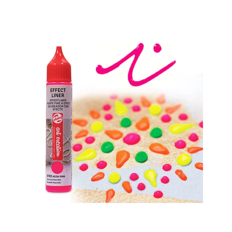 Art Creation Effect Liner, univerzális 3D festéktoll, 28 ml - 6034 Fresh green