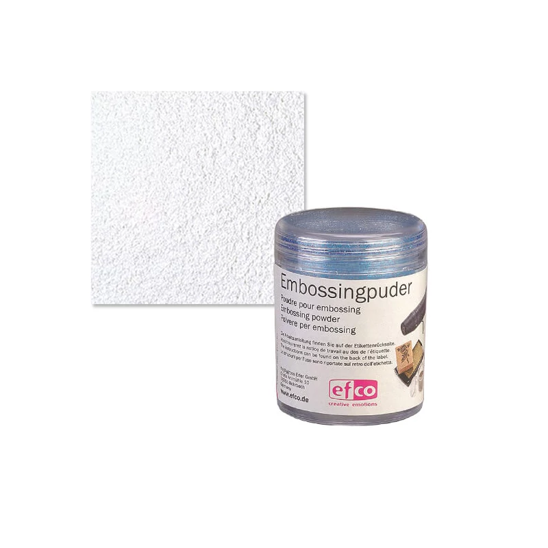 Domborpor, embossing por - fehér