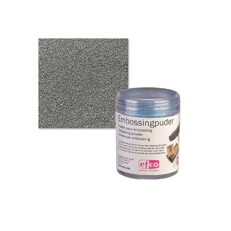 Domborpor, embossing por - ezüst