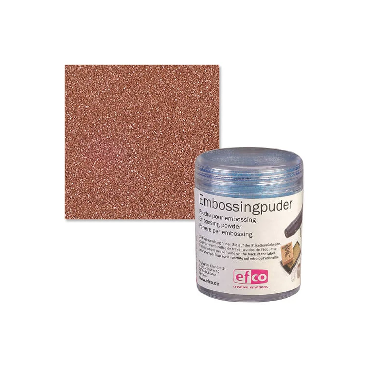 Domborpor, embossing por - réz