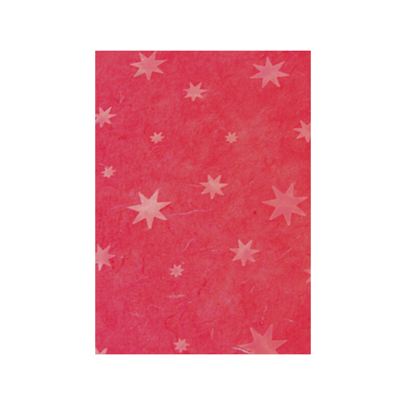 Rostselyem papír, 3D - piros csillag