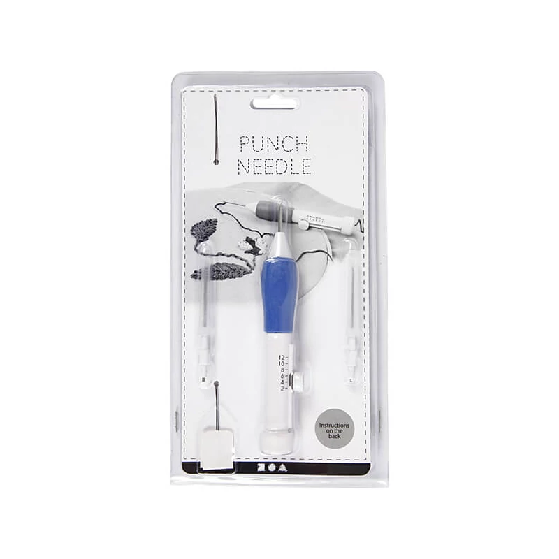 Punch Needle, mágikus tű készlet, No.1-2-3, 13 cm