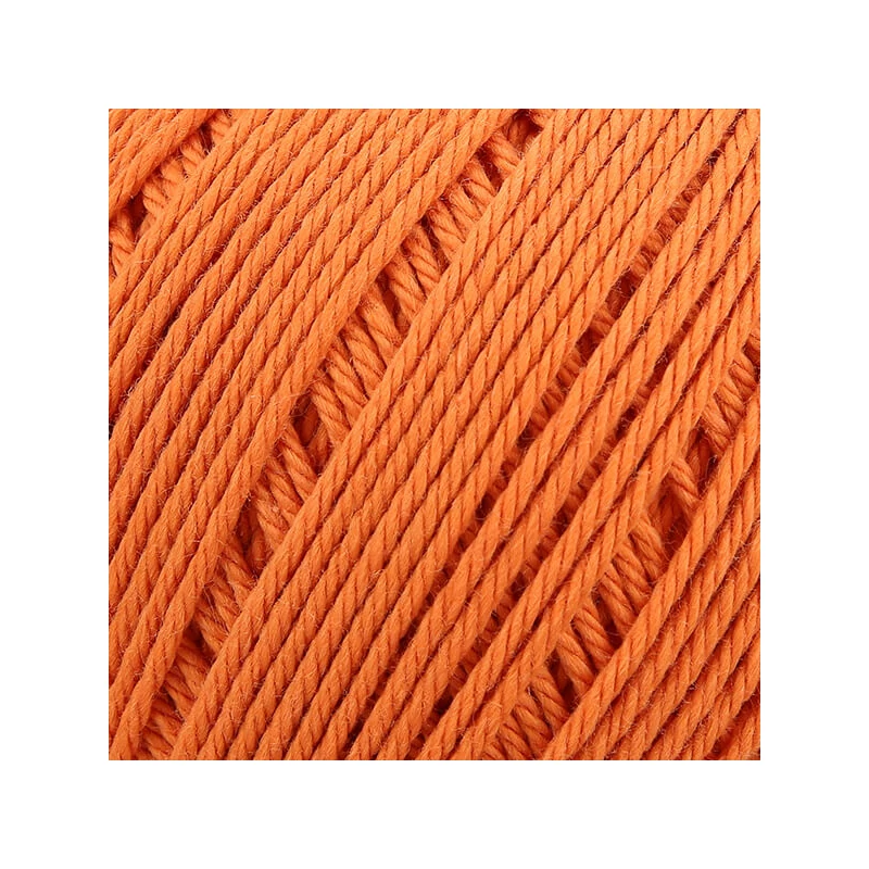Horgolófonal, Anchor Organic Cotton, 50 g, vegán - 01003 szikla narancs