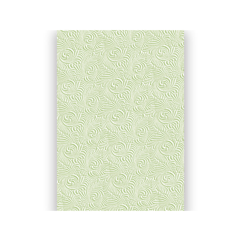 Transzparens papír, A4 - Romantikus, zöld