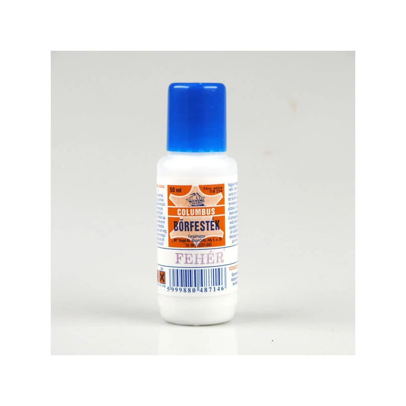 Columbus bőrfesték - 50 ml - fehér