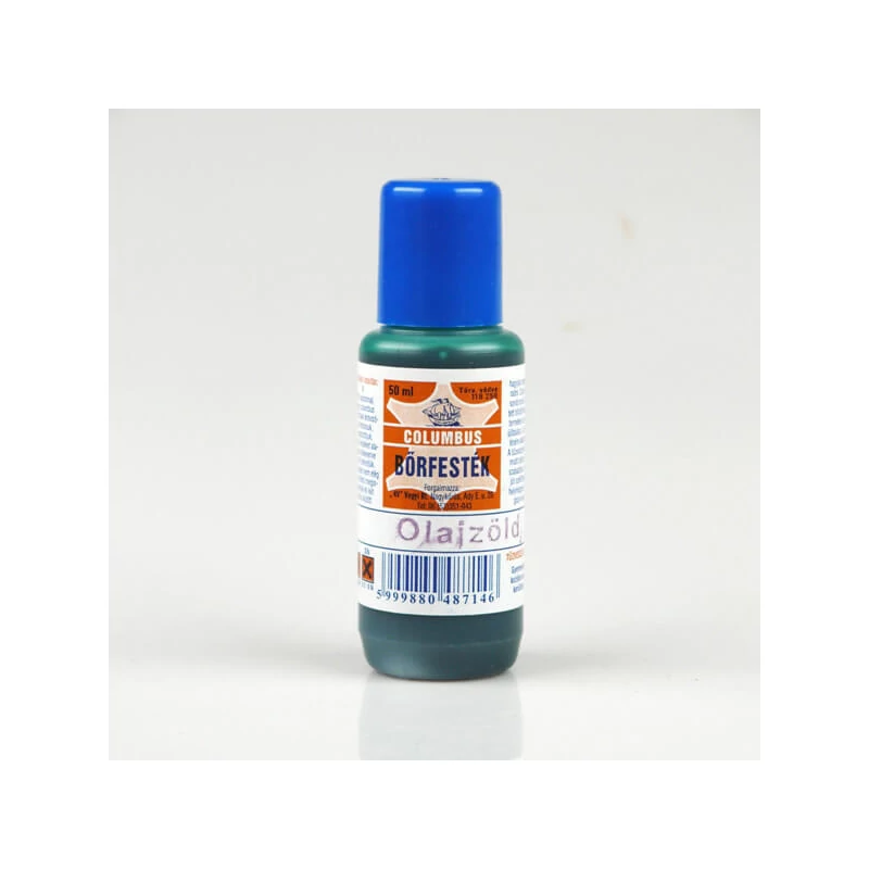 Columbus bőrfesték - 50 ml - olajzöld