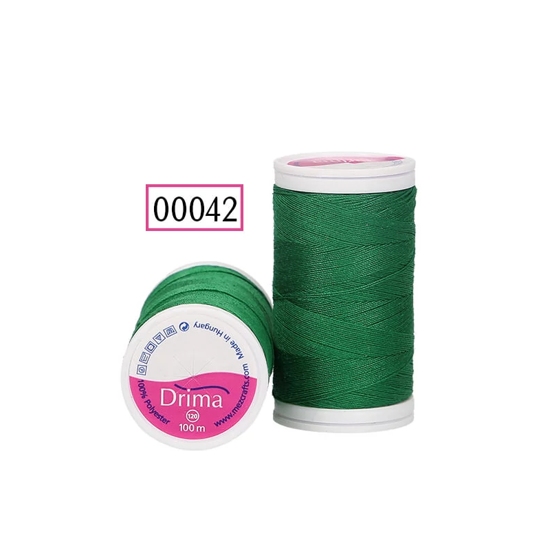 Drima varrócérna, polyester, 100 m - 00042