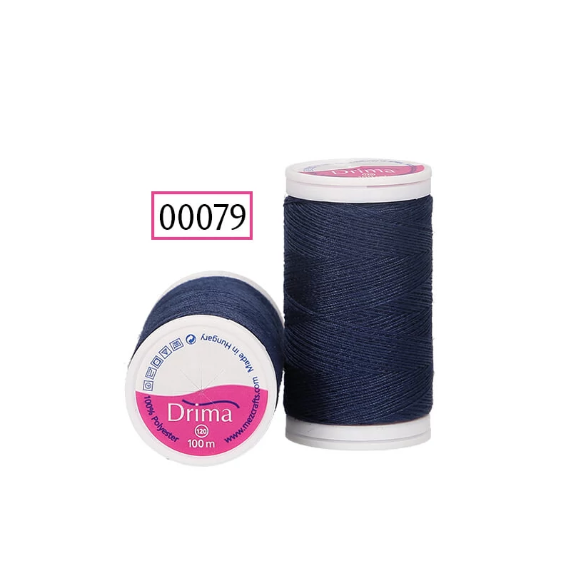 Drima varrócérna, polyester, 100 m - 00079