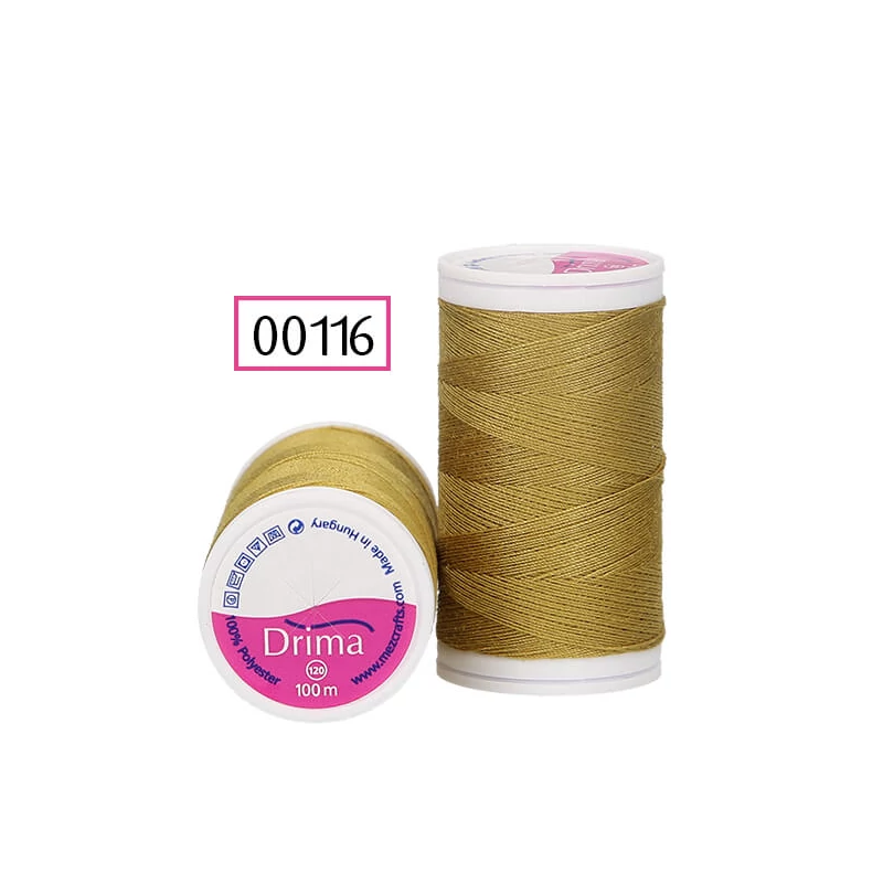 Drima varrócérna, polyester, 100 m - 00116