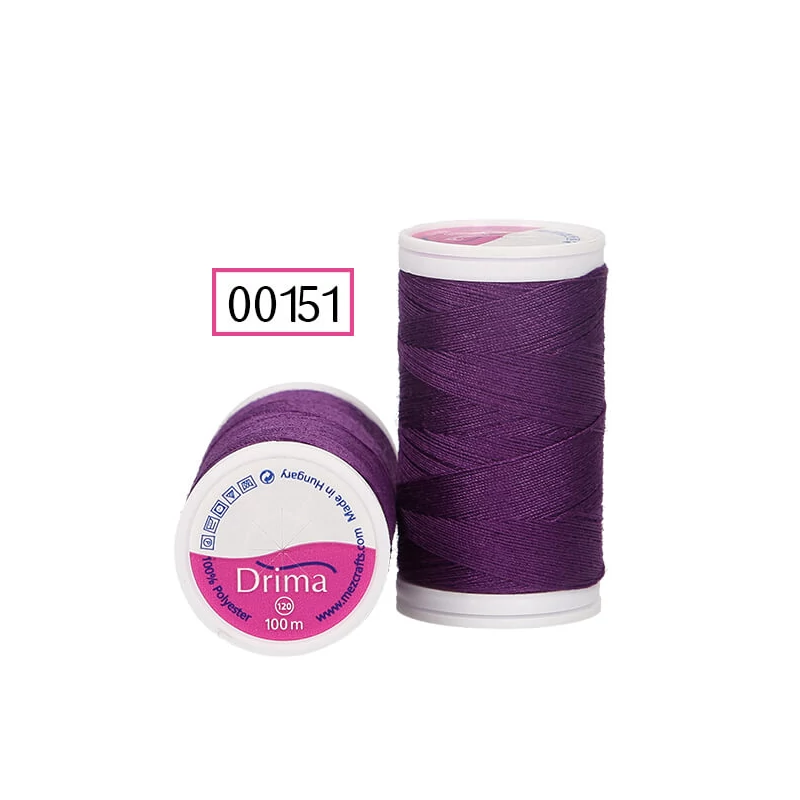 Drima varrócérna, polyester, 100 m - 00151