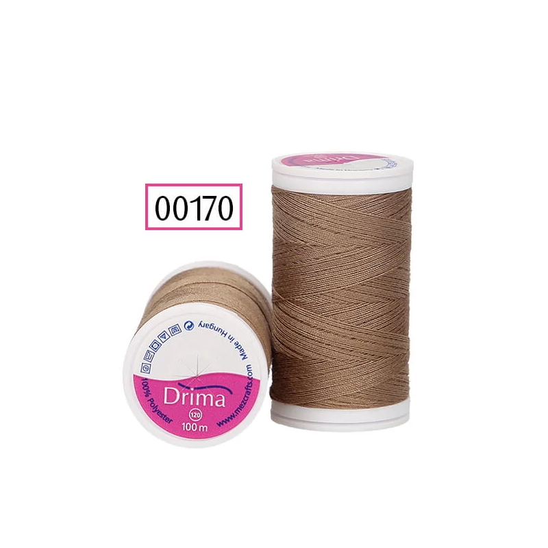 Drima varrócérna, polyester, 100 m - 00170