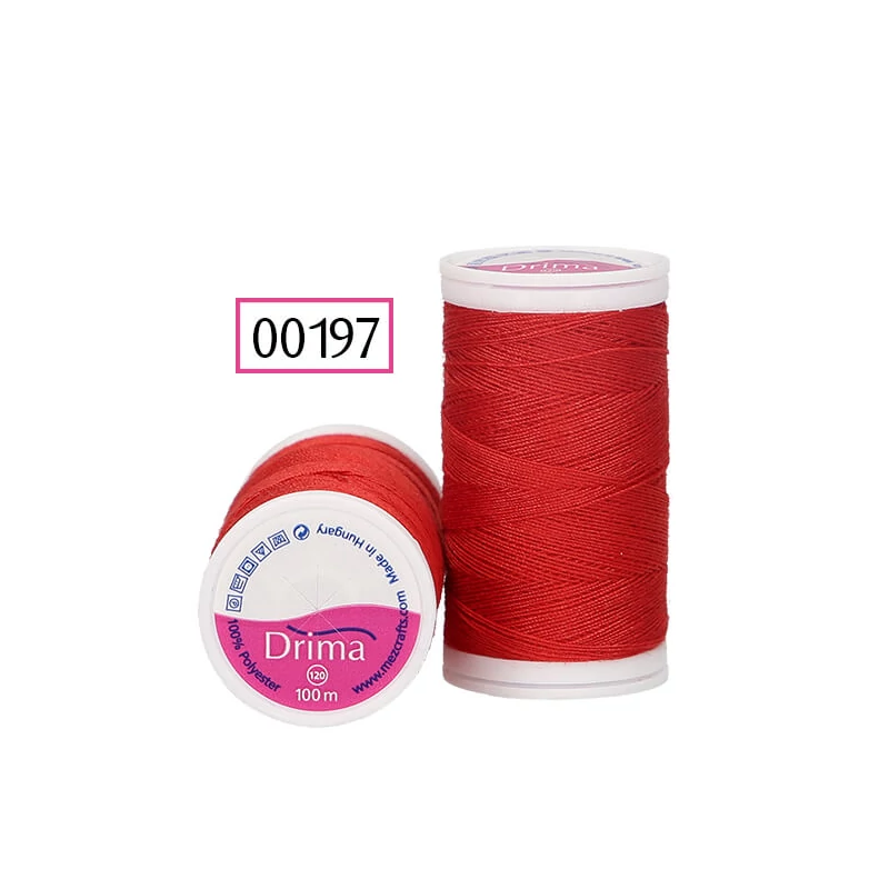 Drima varrócérna, polyester, 100 m - 00197