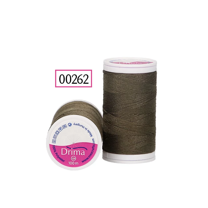 Drima varrócérna, polyester, 100 m - 00262