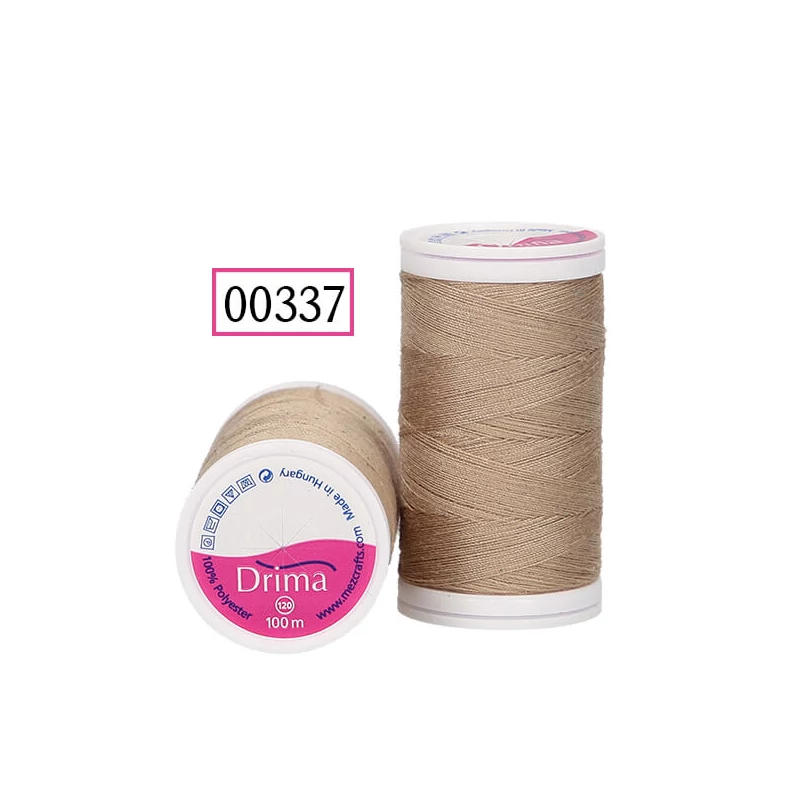 Drima varrócérna, polyester, 100 m - 00337