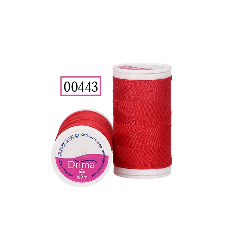 Drima varrócérna, polyester, 100 m - 00443