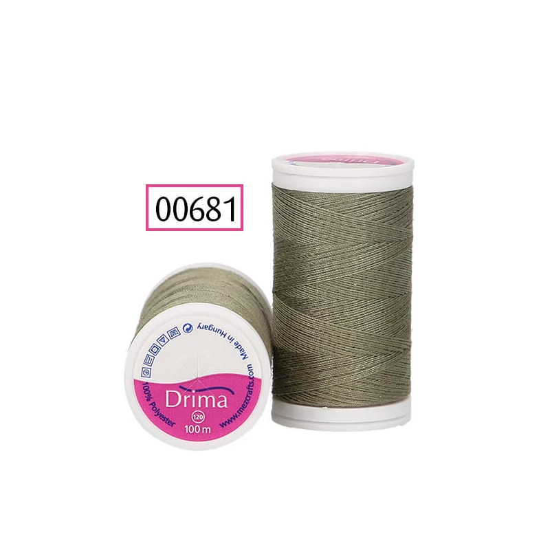 Drima varrócérna, polyester, 100 m - 00681