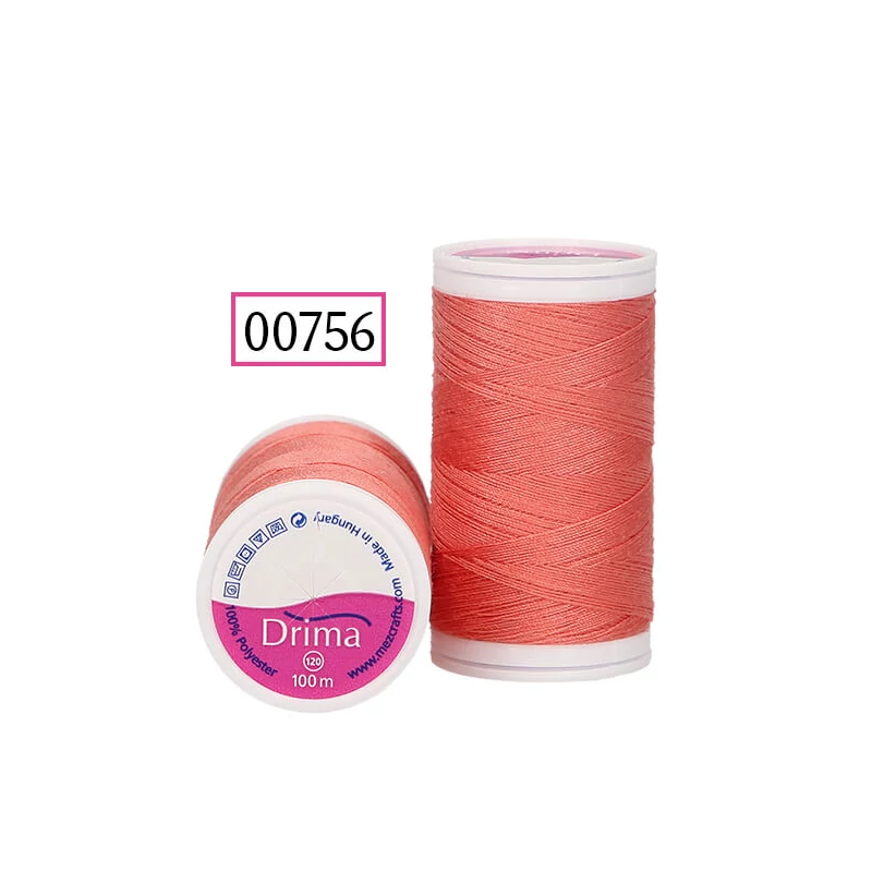 Drima varrócérna, polyester, 100 m - 00756