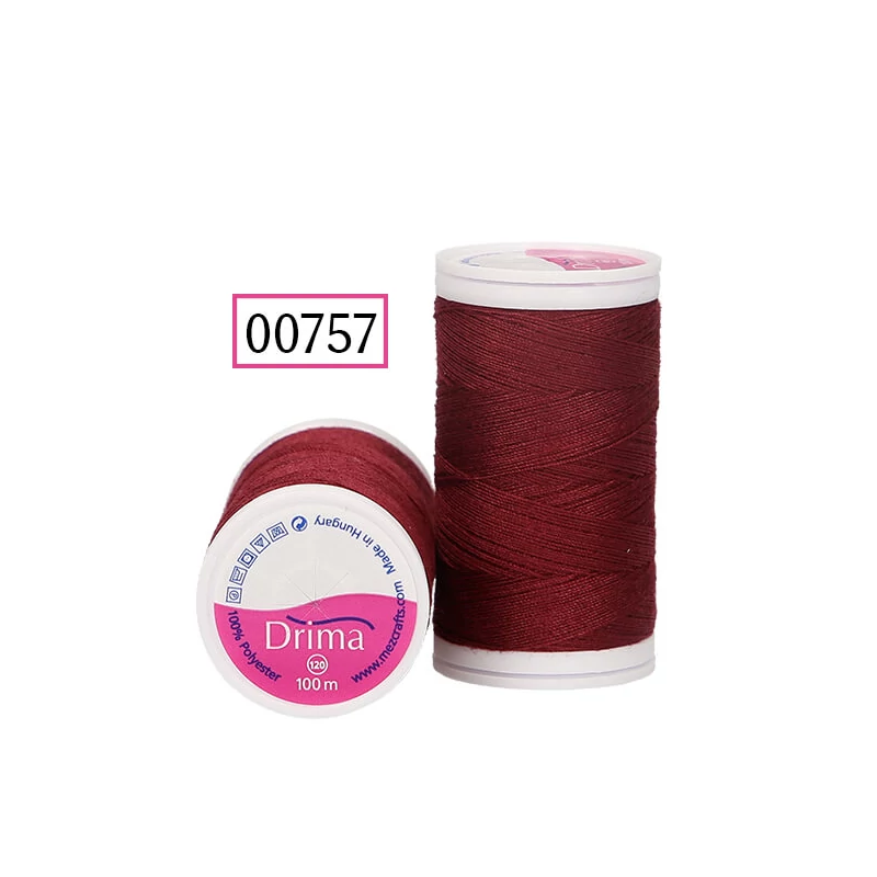 Drima varrócérna, polyester, 100 m - 00757