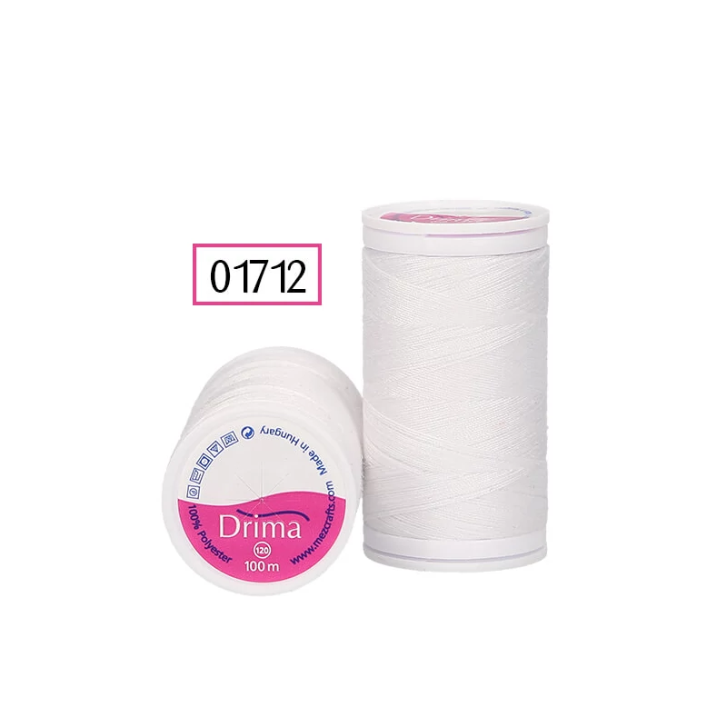 Drima varrócérna, polyester, 100 m - 01712